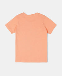 Super Combed Cotton Graphic Printed Short Sleeve T-Shirt - Coral Reef-2