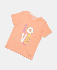 Super Combed Cotton Graphic Printed Short Sleeve T-Shirt - Coral Reef-5