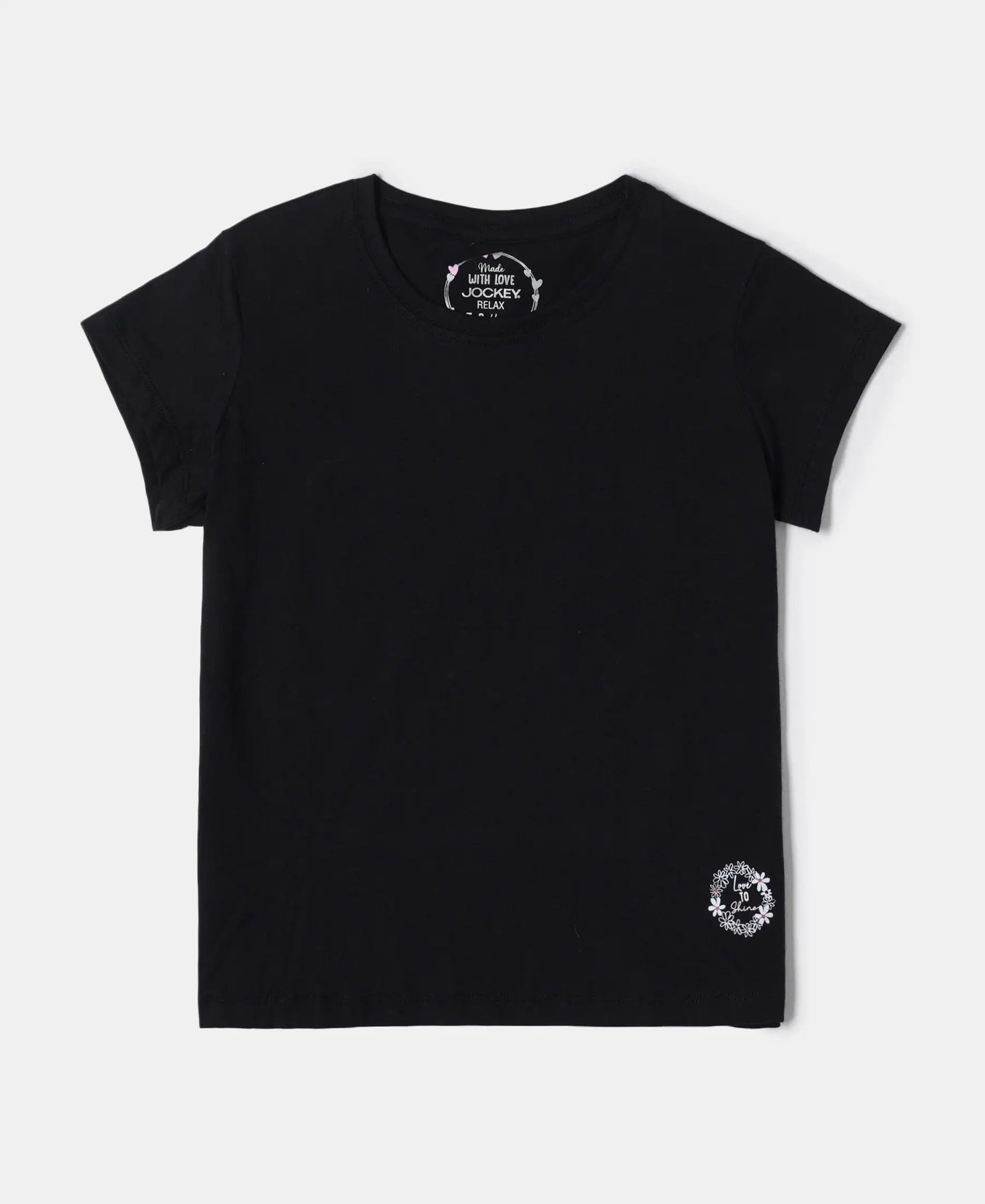 Super Combed Cotton Short Sleeve T-Shirt and Printed Shorts Set - Black-4