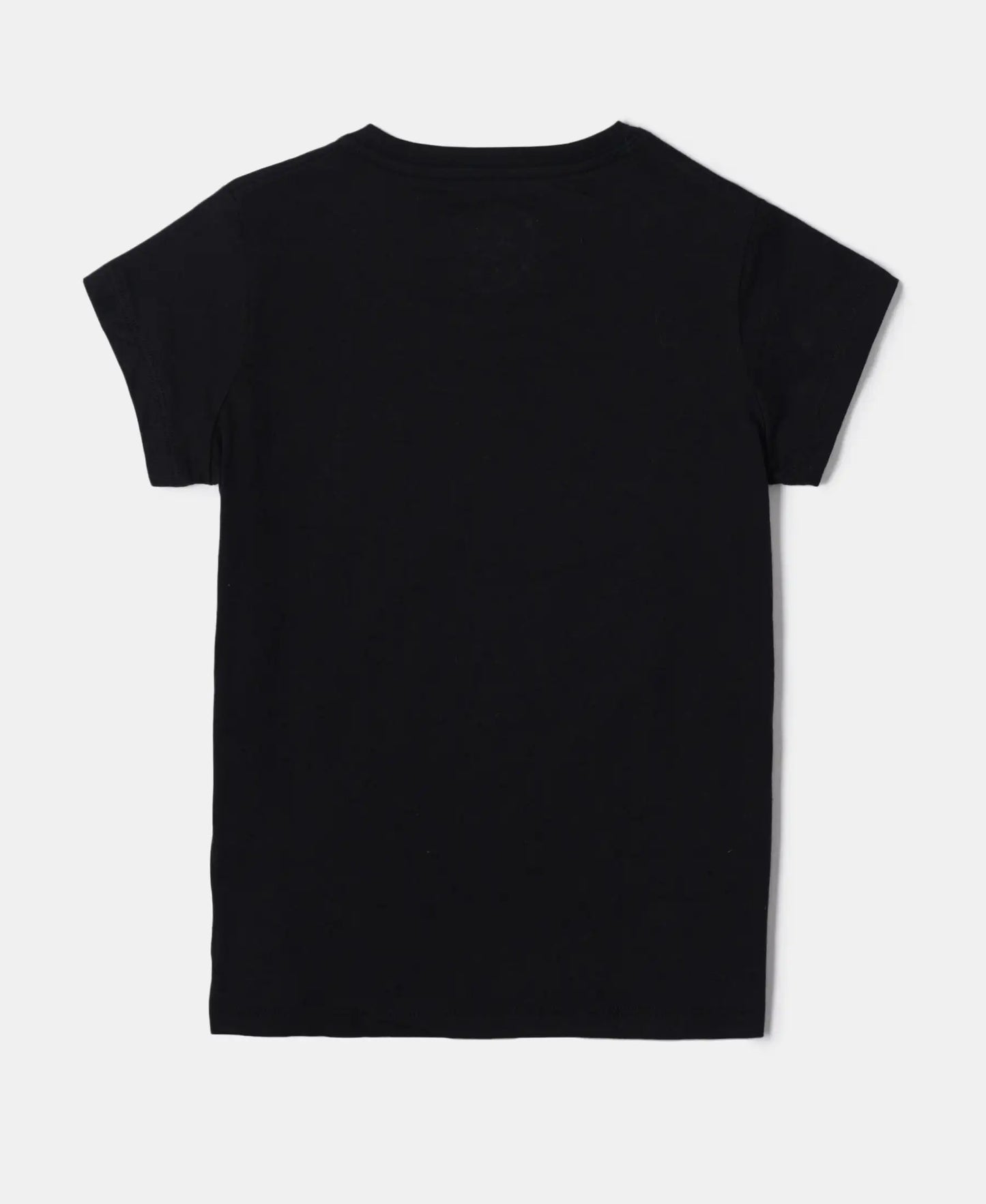 Super Combed Cotton Short Sleeve T-Shirt and Printed Pyjama Set - Black-3