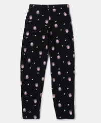 Super Combed Cotton Short Sleeve T-Shirt and Printed Pyjama Set - Black-6