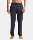 Super Combed Cotton Elastane Stretch Regular Fit Pyjama with Inner Drawstring - Graphite-1