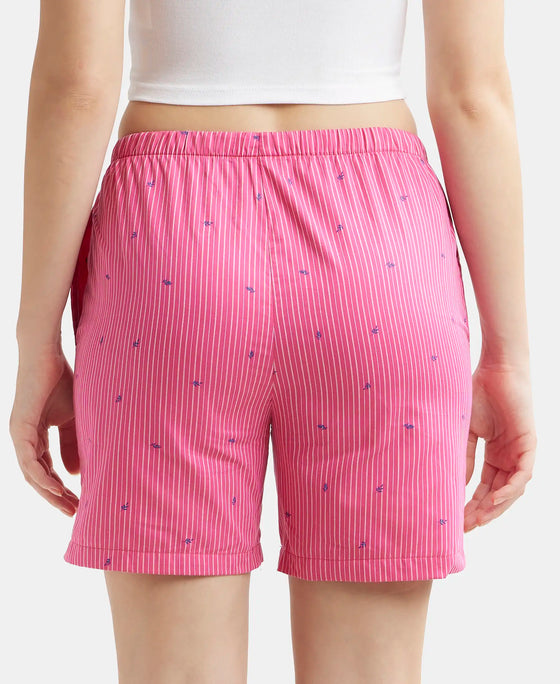 Ruby Rd Shorts Buy Super Combed Cotton Yarn Dyed Woven Relaxed Fit Striped Shorts with ...