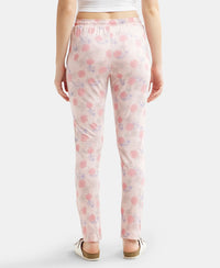 Super Combed Cotton Relaxed Fit Printed Pyjama with Side Pockets - Orchid Pink-3
