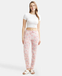 Super Combed Cotton Relaxed Fit Printed Pyjama with Side Pockets - Orchid Pink-6