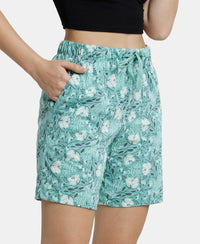 Super Combed Cotton Relaxed Fit Printed Shorts with Convenient Side Pockets - Canton-2