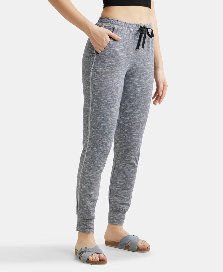 Super Combed Cotton Elastane Stretch Relaxed Fit Pyjama with Convenient Side Pockets - Navy-2