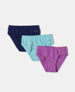 Super Combed Cotton Panty with Ultrasoft Waistband - Solid Assorted-1