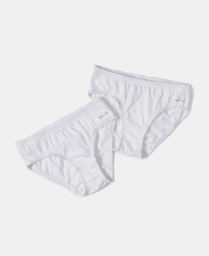 Super Combed Cotton Panty with Ultrasoft Waistband - White-5