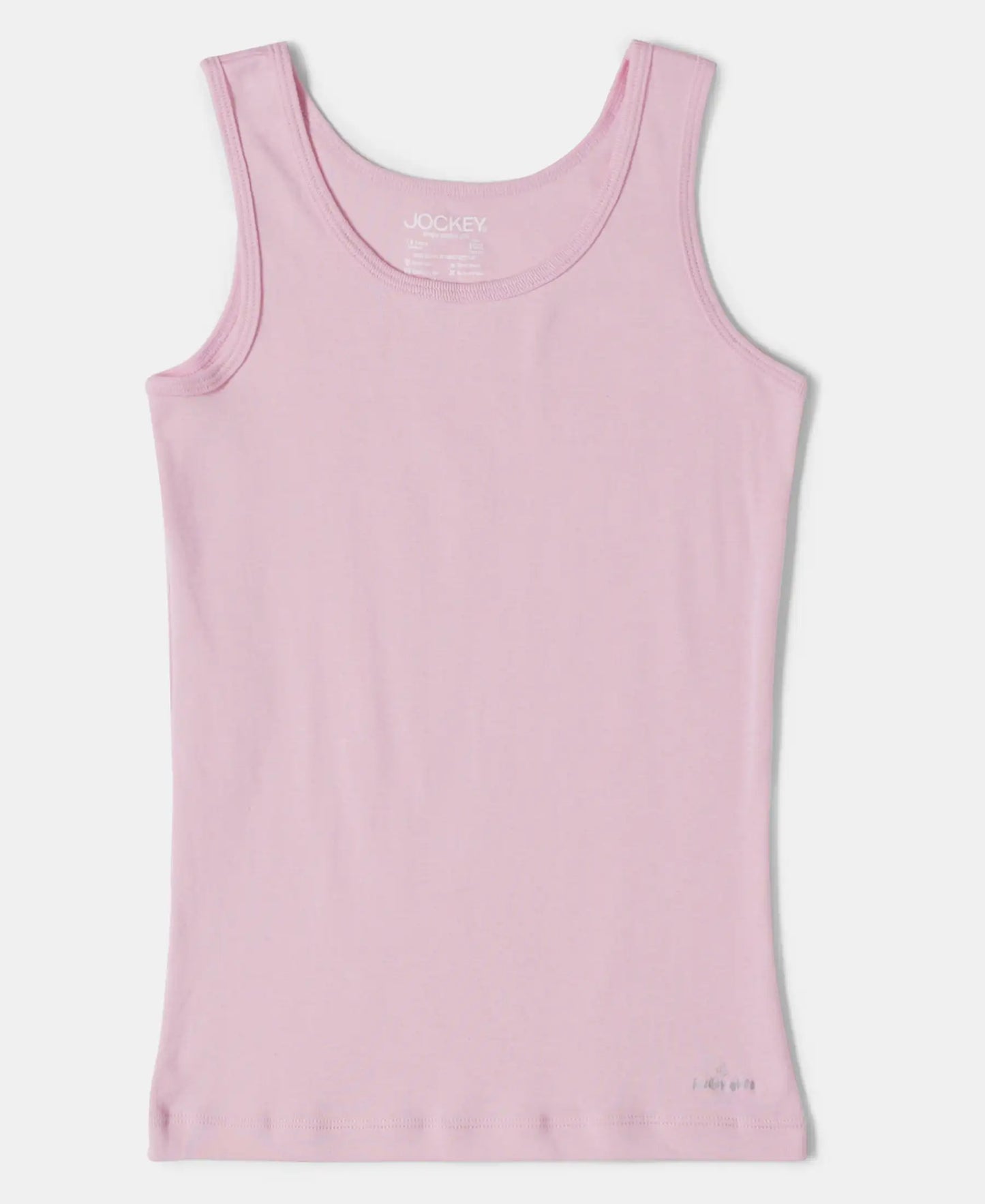 Super Combed Cotton Rib Solid Tank Top - Sweet Lilac-1