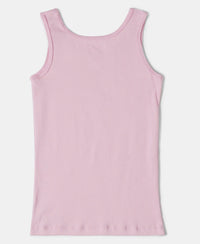 Super Combed Cotton Rib Solid Tank Top - Sweet Lilac-2