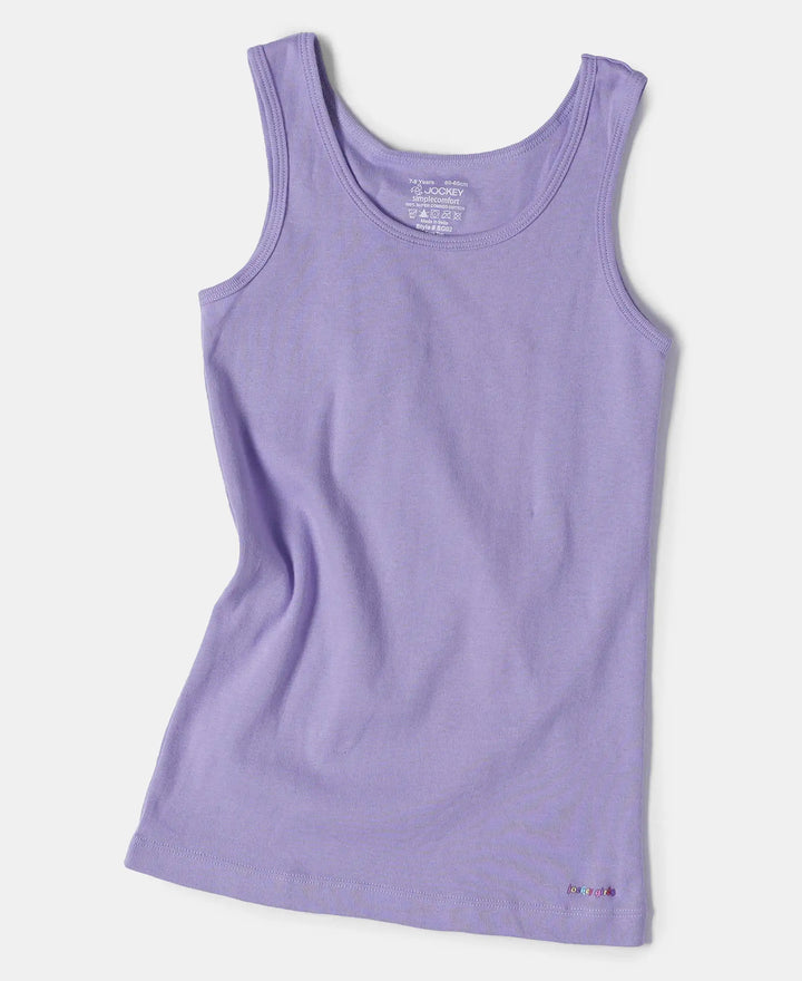 Violet Riband Buy Girl's Super Combed Cotton Rib Solid Inner Tank Top - Violet Tulip ...
