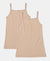 Super Combed Cotton Rib Fabric Camisole with Regular Straps - Skin-1