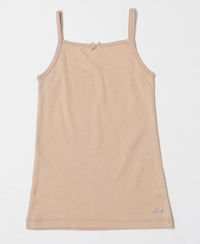 Super Combed Cotton Rib Fabric Camisole with Regular Straps - Skin-2