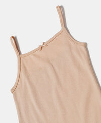 Super Combed Cotton Rib Fabric Camisole with Regular Straps - Skin-4