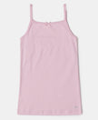 Super Combed Cotton Rib Fabric Camisole with Regular Straps - Sweet Lilac-1