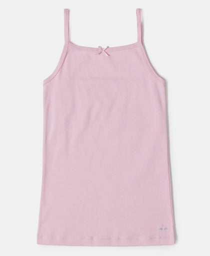 Super Combed Cotton Rib Fabric Camisole with Regular Straps - Sweet Lilac-1