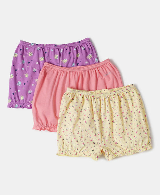 Super Combed Cotton Bloomers with Ultrasoft Waistband - Assorted (Pack of 3)