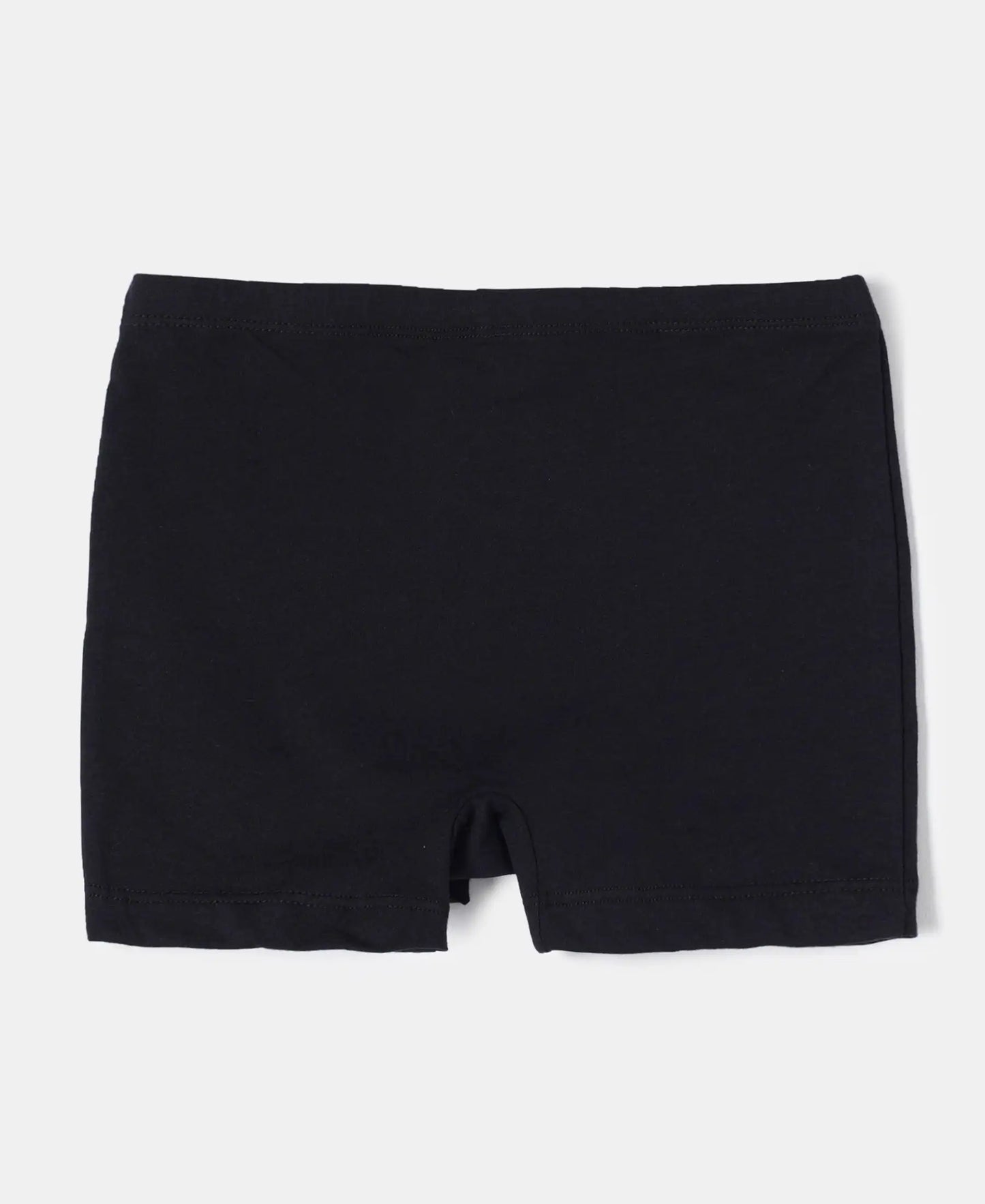 Super Combed Cotton Elastane Stretch Shorties with Ultrasoft Waistband - Black-3