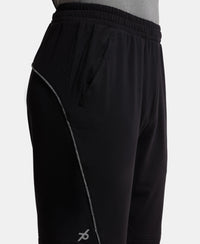 Soft Touch Microfiber Elastane Stretch Shorts with StayFresh Treatment - Black-7