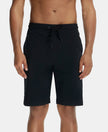 Super Combed Cotton Rich Shorts with StayFresh Treatment - Black-1