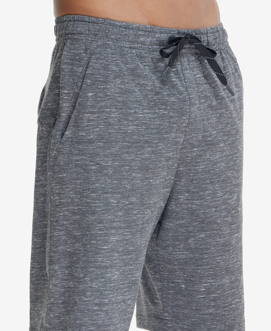 Super Combed Cotton Rich Shorts with StayFresh Treatment - Cool Grey Melange-7