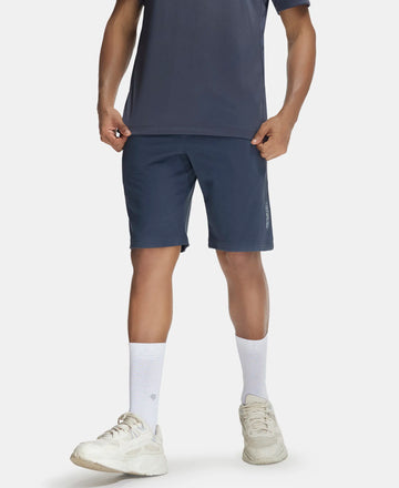 Super Combed Cotton Rich Shorts with StayFresh Treatment - Graphite-5