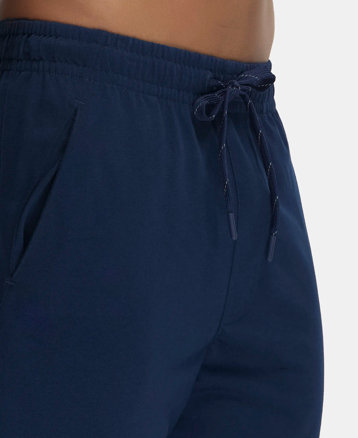 Super Combed Cotton Rich Shorts with StayFresh Treatment - Navy-7