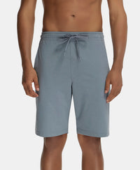 Super Combed Cotton Rich Shorts with StayFresh Treatment - Performance Grey-1