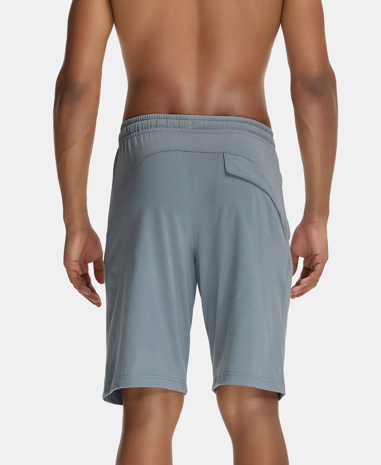 Super Combed Cotton Rich Shorts with StayFresh Treatment - Performance Grey-3