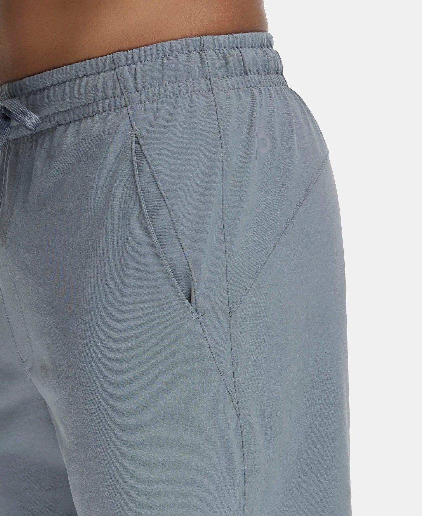 Super Combed Cotton Rich Shorts with StayFresh Treatment - Performance Grey-7