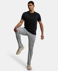 Super Combed Cotton Rich Trackpant with Zipper Pockets and StayFresh Treatment - Cool Grey Melange-6
