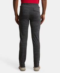 Super Combed Cotton Rich Trackpant with Zipper Pockets and StayFresh Treatment - Forest Dark Grey Melange-3