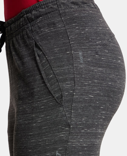 Super Combed Cotton Rich Trackpant with Zipper Pockets and StayFresh Treatment - Forest Dark Grey Melange-7