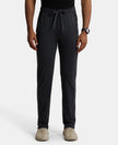 Super Combed Cotton Rich Trackpant with Zipper Pockets and StayFresh Treatment - Graphite-1