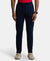 Super Combed Cotton Rich Trackpant with Zipper Pockets and StayFresh Treatment - Navy-1