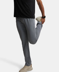 Super Combed Cotton Rich Trackpant with Zipper Pockets and StayFresh Treatment - Performance Grey-5