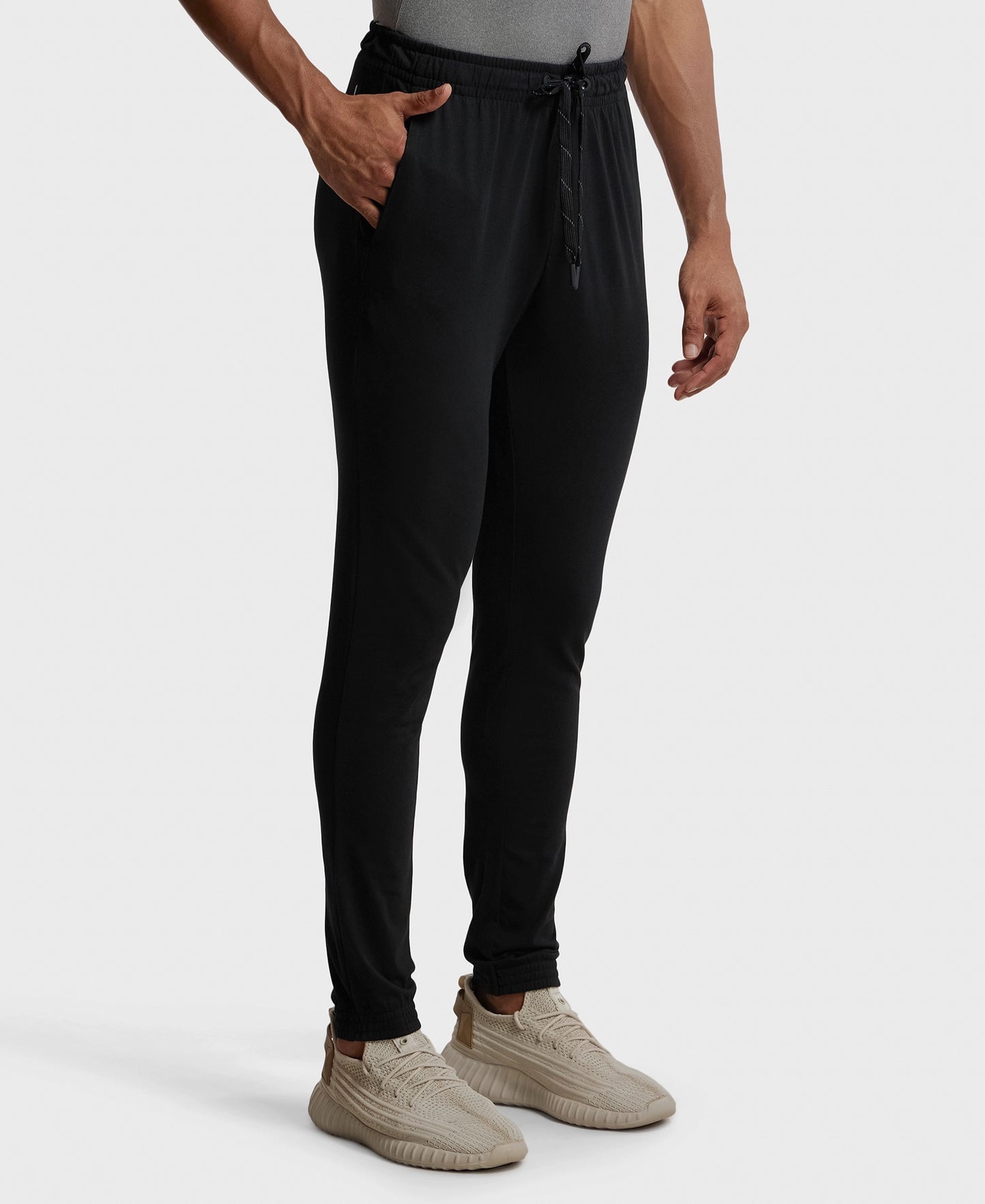 Super Combed Cotton Rich Jogger with StayFresh Treatment - Black-2