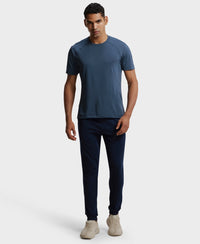 Super Combed Cotton Rich Jogger with StayFresh Treatment - Navy-4