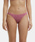 Super Combed Cotton Elastane Low Waist Bikini With Concealed Waistband and StayFresh Treatment - Black print-1