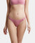 Super Combed Cotton Elastane Low Waist Bikini With Concealed Waistband and StayFresh Treatment - Heather Rose-1