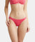 Super Combed Cotton Elastane Low Waist Bikini With Concealed Waistband and StayFresh Treatment - Ruby-1