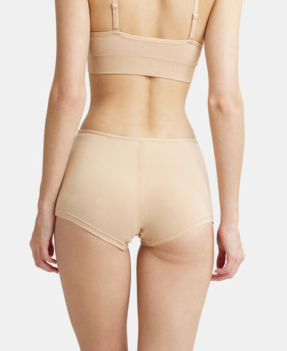 High Coverage Super Combed Cotton Elastane Boy Leg With Concealed Waistband and StayFresh Treatment - Light Skin-3