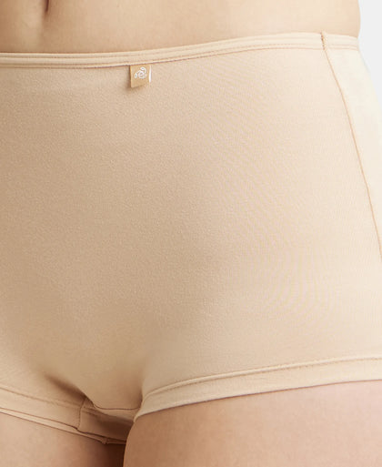 High Coverage Super Combed Cotton Elastane Boy Leg With Concealed Waistband and StayFresh Treatment - Light Skin-7