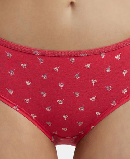 High Coverage Super Combed Cotton Elastane Hipster With Concealed Waistband and StayFresh Treatment - Assorted Prints-11