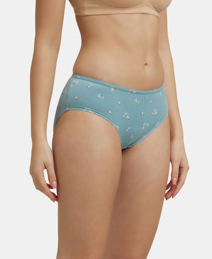 High Coverage Super Combed Cotton Elastane Hipster With Concealed Waistband and StayFresh Treatment - Assorted Prints-4