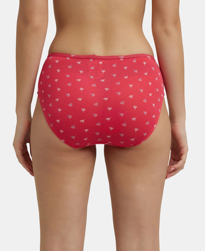 High Coverage Super Combed Cotton Elastane Hipster With Concealed Waistband and StayFresh Treatment - Assorted Prints-5