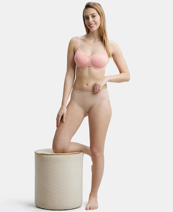 High Coverage Super Combed Cotton Elastane Hipster With Concealed Waistband and StayFresh Treatment - Assorted-12