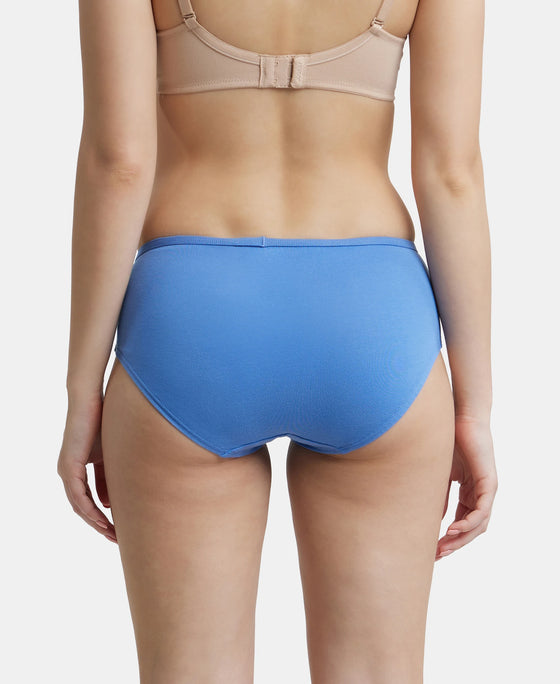 High Coverage Super Combed Cotton Elastane Hipster With Concealed Waistband and StayFresh Treatment - Assorted-8