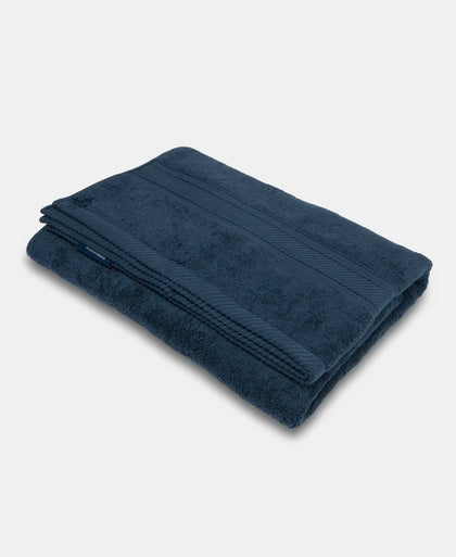 Cotton Terry Ultrasoft and Durable Solid Bath Towel - Navy-1